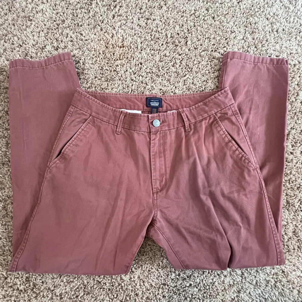 GAP Burnt Red Mens Chino - Picture 3 of 4